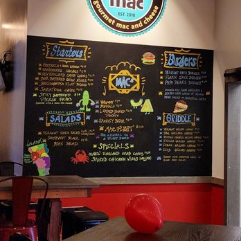MamaBear's Mac - Menu board - Food Trucks Near Me - Batavia, Ohio