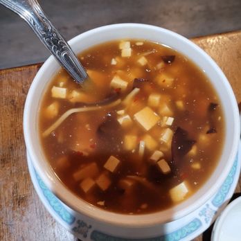 Imperial Garden - Hot and sour soup with no eggs and made vegetarian on request - Chinese Near Me - Modesto, California Imperial Garden - Hot and sour soup with no eggs and made vegetarian on request - Chinese Near Me - Modesto, California