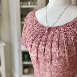 Kristy’s Fiber Arts - Summer Sorrel in Blush You