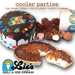 Lic's Deli & Ice Cream - Lic's Turtle Pie, Choco-Cremes & Ice Cream Cakes make parties cooler.