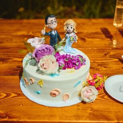 Awkward Pastry - Our wedding cake