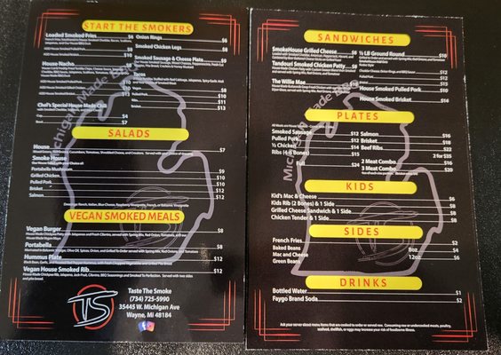 Menu photo 2 Taste the Smoke BBQ Wayne, MI Menu photo 2 Taste the Smoke BBQ Wayne, MI