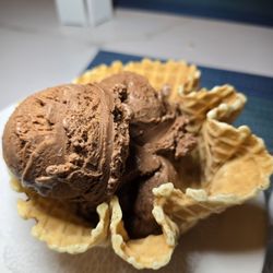 Oyster Point Hotel - Gelato waffle bowl
