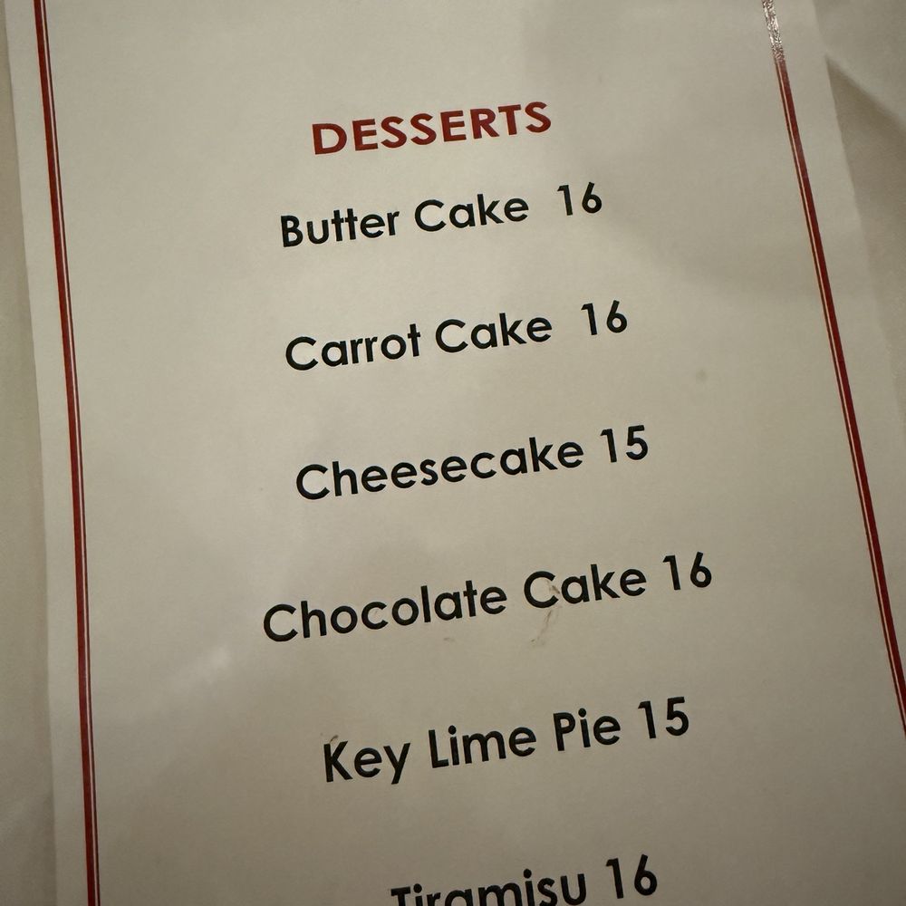 Rosebud Steakhouse - Dessert menu - Steakhouses Near Me - Chicago, Illinois Rosebud Steakhouse - Dessert menu - Steakhouses Near Me - Chicago, Illinois