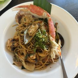 Tom yum spaghetti Tom yum spaghetti