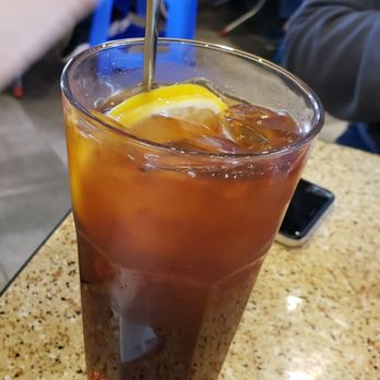 Cafe le Majestik - Ice tea. Lots of ice.... but well made with nice lemon tea flavour - Hong Kong Style Cafe Near Me - Scarborough, Ontario Cafe le Majestik - Ice tea. Lots of ice.... but well made with nice lemon tea flavour - Hong Kong Style Cafe Near Me - Scarborough, Ontario