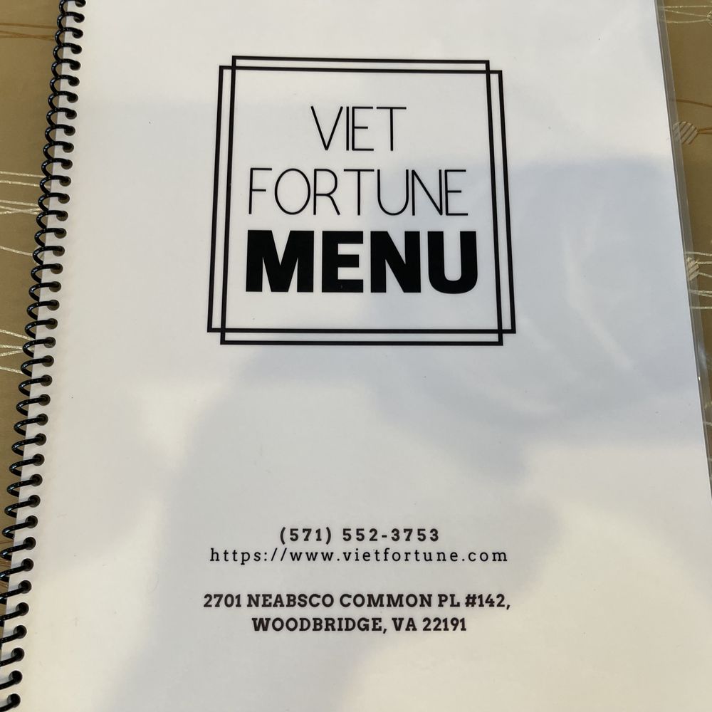 Viet Fortune - Menu Cover - Vietnamese Near Me - Woodbridge, Virginia Viet Fortune - Menu Cover - Vietnamese Near Me - Woodbridge, Virginia