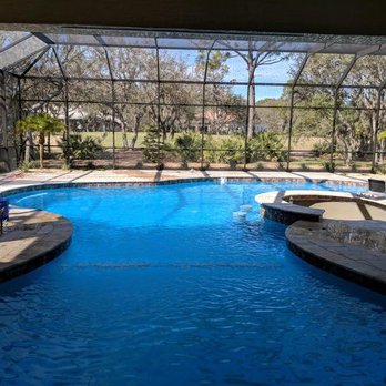 Agua Pools - Custom pool we designed and built for a home in Hammock Dunes. - Pool & Hot Tub Service Near Me - Daytona Beach, Florida