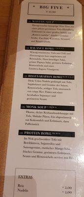 Menu photo 2 an vegan house Hamburg, HH