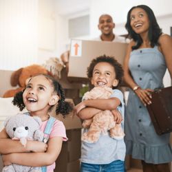 A-Complete Home Inspection Service - Family moving in.