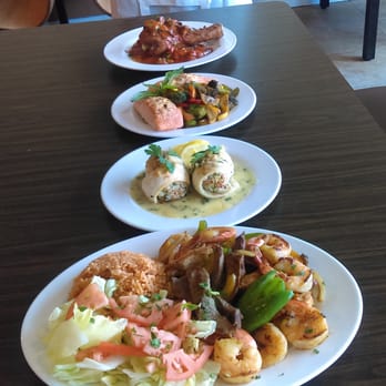 C & R's Pizza Ristorante - four plates of food on a table - Pizza Near Me - Jackson, New Jersey