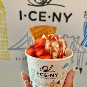 ICENY Atlanta - Strawberry cheesecake - Ice Cream & Frozen Yogurt Near Me - Doraville, Georgia ICENY Atlanta - Strawberry cheesecake - Ice Cream & Frozen Yogurt Near Me - Doraville, Georgia
