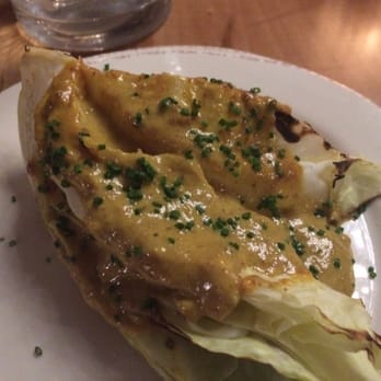 Empress Tavern - Cabbage (warm with mustard sauce) - American Near Me - Sacramento, California