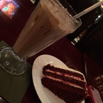 Cafe Loft - Milk tea (way too much ice) & Red Velvet Cake - Coffee & Tea Near Me - Los Angeles, California Cafe Loft - Milk tea (way too much ice) & Red Velvet Cake - Coffee & Tea Near Me - Los Angeles, California