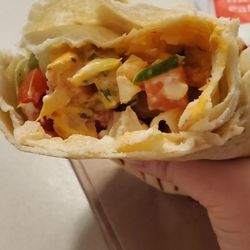 Donair Dude - The wrap was only 2/3rds full. You were just eating bread for most of the wrap.