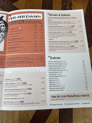 Menu photo 8 Nando's Peri-Peri Virginia Beach, VA Menu photo 8 Nando's Peri-Peri Virginia Beach, VA