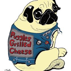 Puggles Grilled Cheese