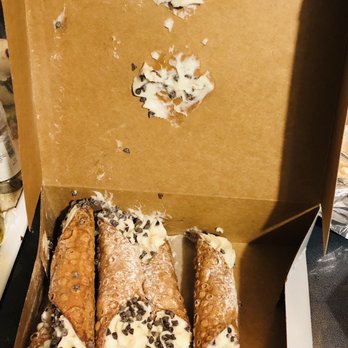 Gramma's Bakery - Box of cannolis placed upside down in our bag - Bakeries Near Me - Delray Beach, Florida Gramma's Bakery - Box of cannolis placed upside down in our bag - Bakeries Near Me - Delray Beach, Florida