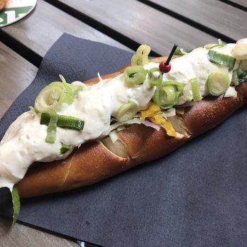 Bulls and Dogs - The Funky Fresh Dog - Modern European Near Me - Amsterdam, New Hampshire Bulls and Dogs - The Funky Fresh Dog - Modern European Near Me - Amsterdam, New Hampshire
