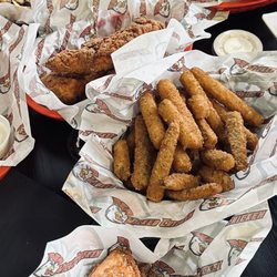 Wicked Chicken - Santa Clarita - Everything that could fit on our table.