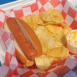 Wolfeboro Dockside Grille & Dairy Bar - Cheese dog