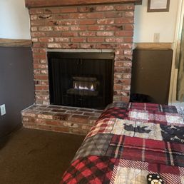 Faux Fireplace. Faux Fireplace.
