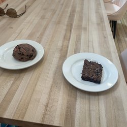 Ruby Coffee Roasters - GF strawberry scone & GF brownie