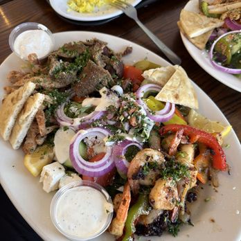 Eat Greek - Mixed protein salad plate - Greek Near Me - London, Ohio Eat Greek - Mixed protein salad plate - Greek Near Me - London, Ohio