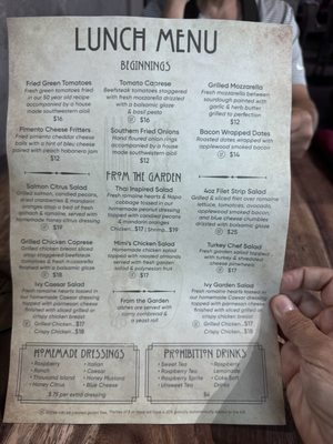 Menu photo 2 Ivy on the Square Ocala, FL Menu photo 2 Ivy on the Square Ocala, FL
