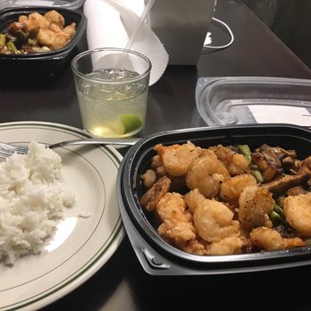 P.F. Chang's - Surf and turf with white rice!!!! - Chinese Near Me - Lexington, Kentucky P.F. Chang's - Surf and turf with white rice!!!! - Chinese Near Me - Lexington, Kentucky