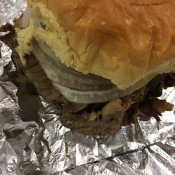 Baltimore Style Pit Beef and Seafood - I believe they called this the triple play.