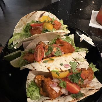At Elm St Grill - Chicken Tikka Tacos - New American Near Me - Greensboro, North Carolina