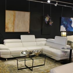 Wide selection of fine furniture including leather sofas and sectionals