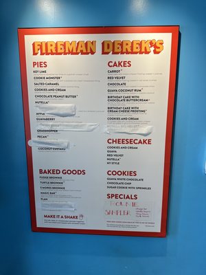 Menu photo 6 Fireman Derek’s Bake Shop Miami, FL Menu photo 6 Fireman Derek’s Bake Shop Miami, FL
