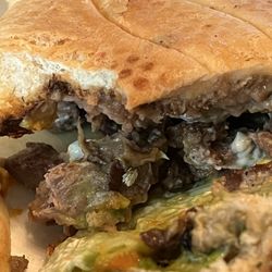 Los Tres Mexican Bar And Grill - Torta with maggots