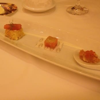 Le Cirque - Trio of salmon amuses - French Near Me - Las Vegas, Nevada Le Cirque - Trio of salmon amuses - French Near Me - Las Vegas, Nevada