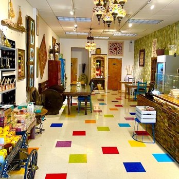 Ephesus Mediterranean Delights - Bright vibrant inside once you enter - Desserts Near Me - Sarasota, Florida