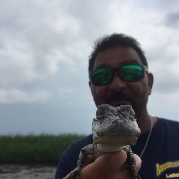 Airboat Adventures - Ali the alligator was an unexpected surprise! - Boat Tours Near Me - Lafitte, Louisiana