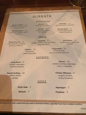 Menu photo 5 Burrata Philadelphia, PA Menu photo 5 Burrata Philadelphia, PA