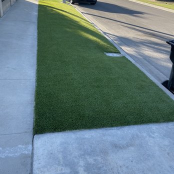 Green Forever - New sidewalk - Landscaping Near Me - Hesperia, California