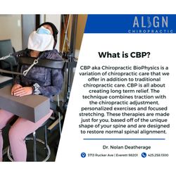 Align Chiropractic - In addition to traditional chiropractic care, we also offer a therapy called Chiropractic BioPhysics or CBP.