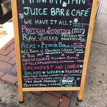 Manhattan Juice Bar and Cafe - Juice Bars & Smoothies Near Me - Bloomfield NJ., New Jersey
