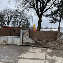 Kalamazoo Metal Recyclers - They have these two dumpsters out front for any small scrap metal you want to recycle (if you don't care about getting paid for it).