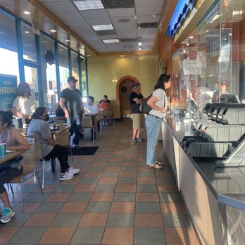 Ono Hawaiian BBQ - This is basically the lobby you can see where the line is and how close everyone is - Barbeque Near Me - Temple City, California