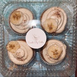 Sweets By Cella - Banana cupcakes with brown sugar buttercream