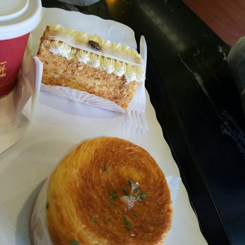 Fay Da Bakery - Neapolitan cheesecake and a tuna bun. - Bakeries Near Me - Forest Hills, New York Fay Da Bakery - Neapolitan cheesecake and a tuna bun. - Bakeries Near Me - Forest Hills, New York
