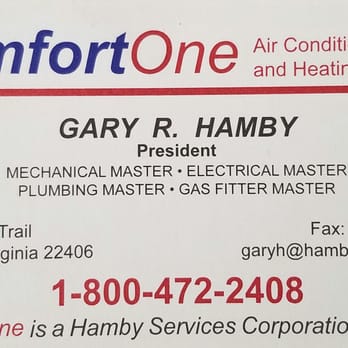 Comfort One - Heating & Air Conditioning/HVAC Near Me - Fredericksburg, Virginia Comfort One - Heating & Air Conditioning/HVAC Near Me - Fredericksburg, Virginia