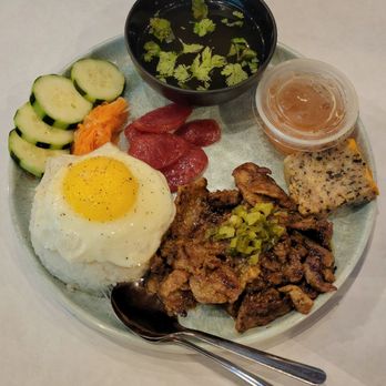 Pho Prime - Rice plate with pork. - Vietnamese Near Me - Houston, Texas Pho Prime - Rice plate with pork. - Vietnamese Near Me - Houston, Texas