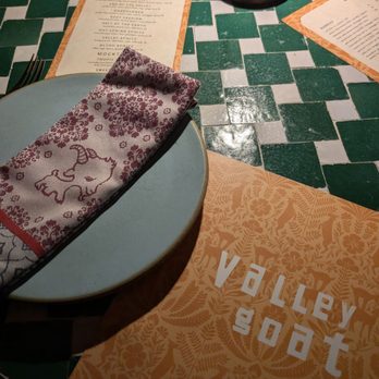 Valley Goat - place setting - New American Near Me - Sunnyvale, California Valley Goat - place setting - New American Near Me - Sunnyvale, California