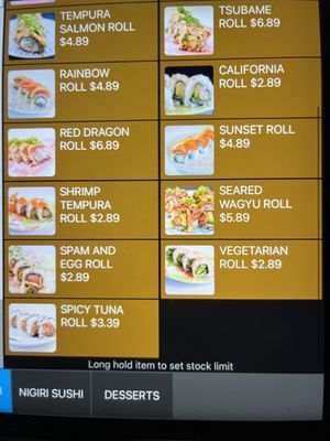 Menu photo 1 Tsubame Rotating Sushi Vineyard, UT